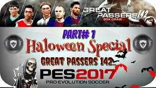 PES 2017 Mobile || Great Passers 142 Black Balls || Haloween Special || HD Gameplay