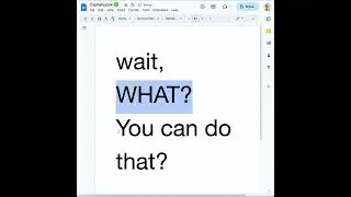 Whoa. You can quickly change the capitalization of your text in Google Docs?! 🤯 #Shorts