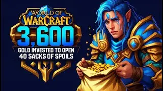 Opening 40 Sacks Of Spoils - 3,600 Gold Invested | Wow Classic Guide