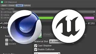 Use FBX to Export LODs from Cinema 4D to Unreal