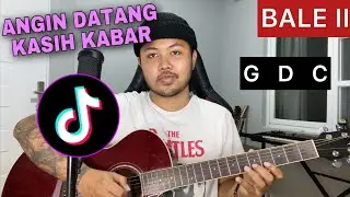 DJ Angin Datang Kasih Kabar Viral TIKTOK | Chord Gampang (Bale Pulang - Toton Caribo) Tutorial Gitar