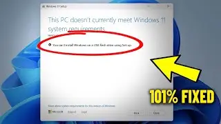 You can't install Windows on a USB flash drive using Setup in Windows 11 / 10 / 8 / 7 - How To Fix ✅