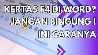 Kertas F4 di Word? Jangan Bingung! Ini Caranya