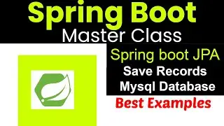 Spring boot JPA Save records to Mysql database