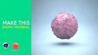 Make this exotic material in Redshift and Cinema 4D