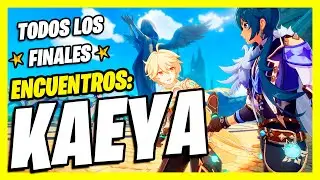 ENCUENTROS KAEYA GENSHIN IMPACT (TODOS LOS FINALES, LOGROS Y RECOMPENSAS SIN SPOILERS)