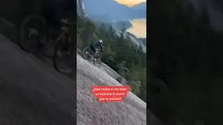 LOCO: Bajando en bicicleta una pare de escalada