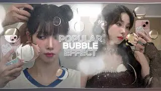 popular bubble effect ; after effects