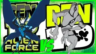 BEN 10 ORIGINAL VS BEN 10: ALIEN FORCE - FANTASMÁTICO vs FRÍO