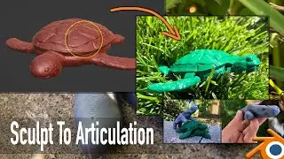 Turning Sculpts into Articulated Models!