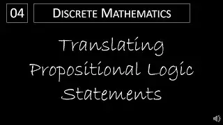 Discrete Math 1.2.1 - Translating Propositional Logic Statements