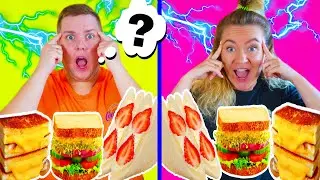 ТЕЛЕПАТИЯ Сэндвич ЧЕЛЛЕНДЖ! Угадай, если сможешь! TWIN TELEPATHY CHALLENGE