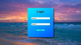 How to Create a Login Form Using Html and css | Animated Login Form | Website Design DS Code