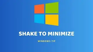 Shake to Minimize - Tutorial 