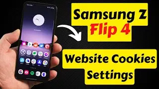 Samsung  Z Flip 4: Enable/Disable Website Cookies on Samsung Internet