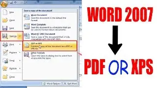 office 2007 to pdf || word to pdf convert