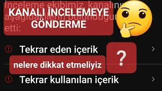 1️⃣Tekrar eden içerik ve tekrar kullanılan içerik hakkında bilgi videosu