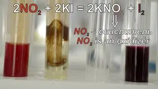 Получение и свойства оксида азота (IV) / Synthesis and properties of nitrogen dioxide