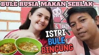 REAKSI BULE RUSIA COBA SEBLAK GURIH PEDAS || BERSEMANGAT BELI CAT DAN SEJENISNYA