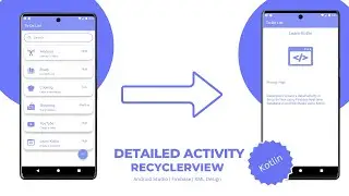 Detailed Activity in RecyclerView using Firebase Realtime Database in Android Studio | Kotlin