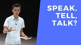 Какая Разница Между Speak, tell или talk ? - Глагол 