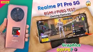 Realme P1 Pro 5g Bgmi Pubg Test | Realme P1 Pro 5g Bgmi Gaming Graphics Test, FPS Gyro, Battery Test