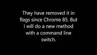 Chrome 85 has removed the Global Media Controls in flags...