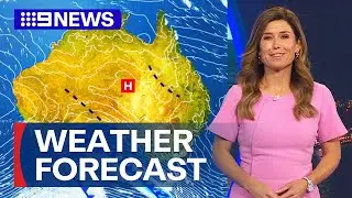 Australia Weather Update: Showers expected across large parts of the country | 9 News Australia