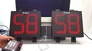 Indoor, Master-Secondary Static Number Display w/ Wireless Keypad - DC-802-STATIC-KEY-W-MASTER-IN