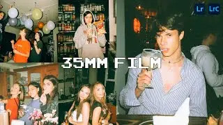 35mm Film Preset - Lightroom Tutorial dng | Film Look | 35mm Film Photography | 35mm Camera Effect