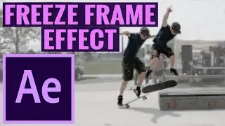 How To Freeze Frame Effect In After Effects CC