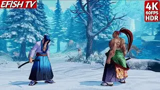 Tachibana Ukyo vs Kibagami Genjuro (Hardest AI) - Samurai Shodown