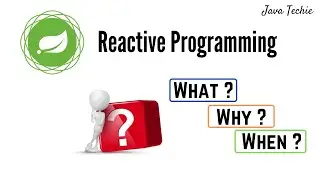 Spring Boot - Introduction to Reactive Programming | JavaTechie