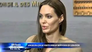 Angelina Jolie visits Syrian refugees in Lebanon