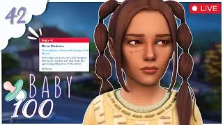 🔴100 Baby Challenge Live Stream 👶🏼🍼💜! | The Sims 4 | Ep 42