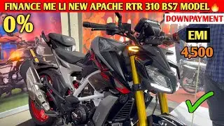 New 2024 Tvs Apache RTR 310 Top Model || Apache RTR 310 Easy Loan Downpayment & EMI Offer