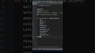 Draw TikTok Logo with Python Turtle Graphics