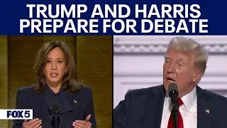 Trump, Harris prepare for first debate Tuesday