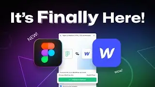 Webflow For Figma Is Finally Here! – This Is AMAZING
