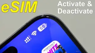 How to Activate eSIM  in iPhone 16, 16 pro, 16 pro max,  iPhone 15, &, Deactivate eSIM & insert SIM