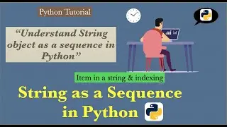 string as a Sequence | in Python