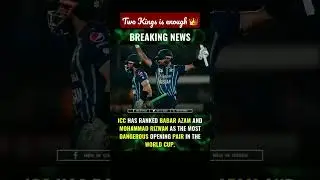 World best opening pairs in cricket [BABAR&RIZWAN]👑 #youtubeshorts ##babarazam #muhammadrizwan