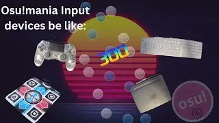 Osu!Mania But with Random Objects I found Around My House