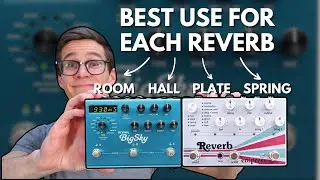 Reverb Types Explained (Room, Hall, Plate, Spring & more)