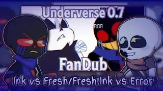 Sans aus react to Ink and Cross vs Error || Underverse 0.7 Part 1