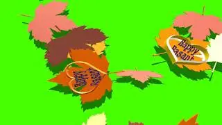 Happy Basant 3D Green Screen Text Effects || 10th February Happy Basant Video Animation