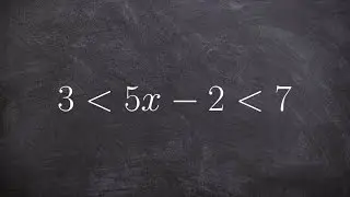 Learn how to solve a compound inequality by separating into two inequalities