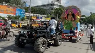 Moosapet Durga Mata Aagman 2021 | Durga idol Transporting from Chaderghat | Durga Devi Aagman 2021