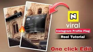 Viral Instagram profile flag reel tutorial 🤯 || Noiz Viral Templates