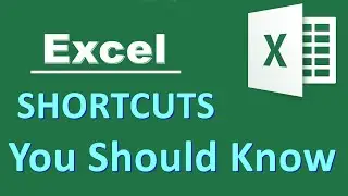 MS Excel Shortcut Keys used by Experts